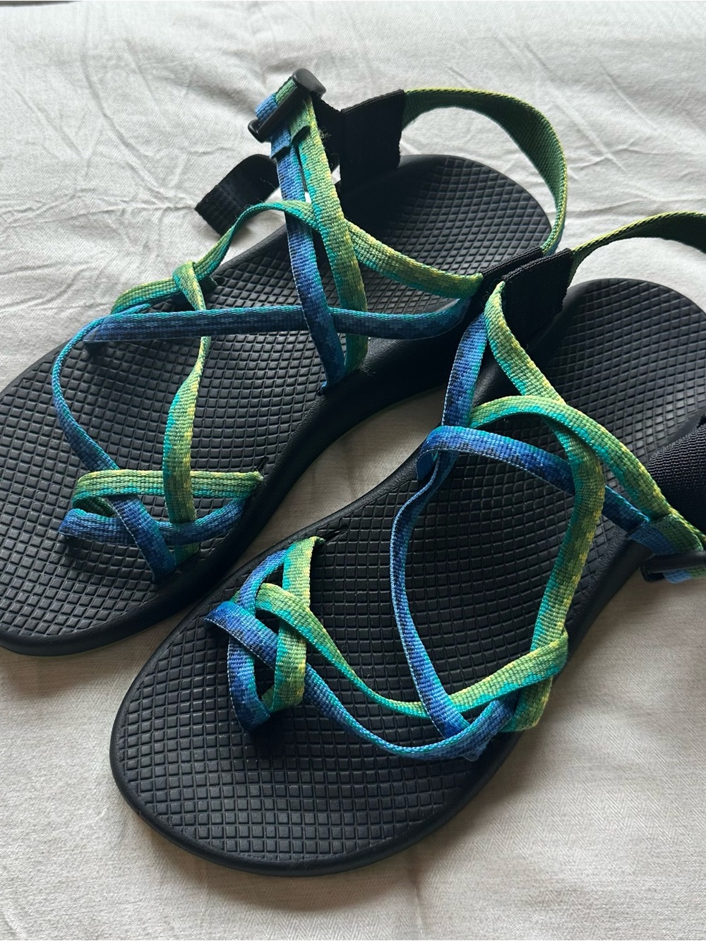 Chaco Women’s Multicolor Blue-Green Strappy Sandals